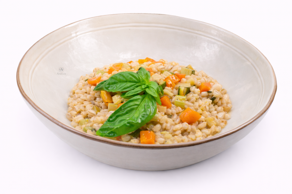 Orzotto mantecato alle verdure