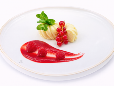 Bavarese al cioccolato bianco