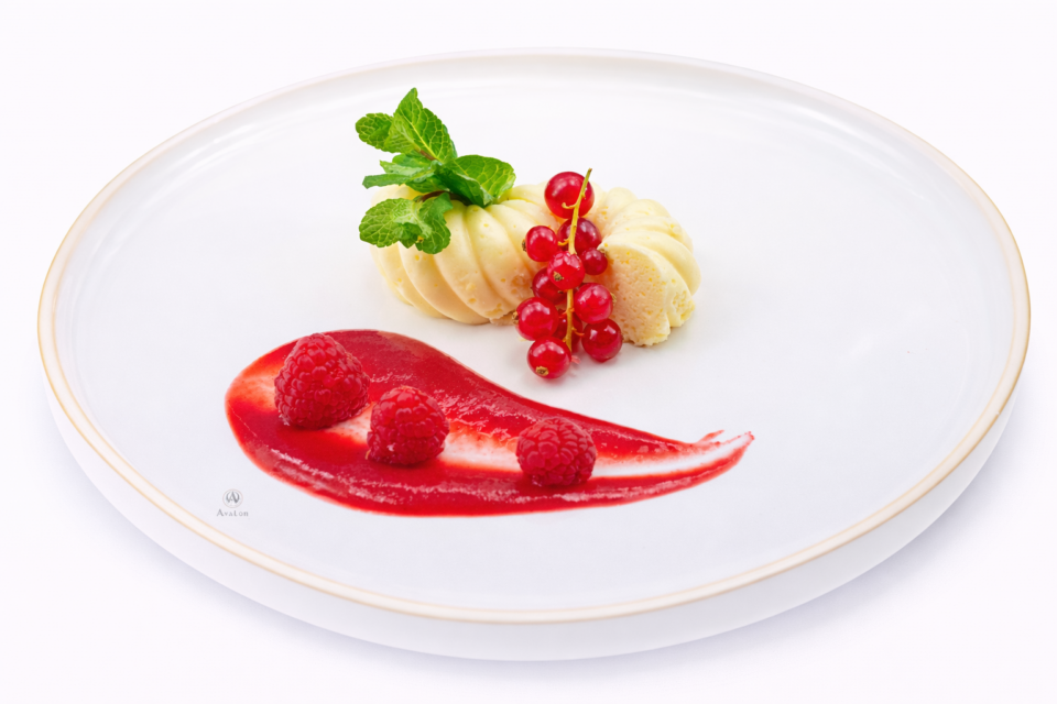 Bavarese al cioccolato bianco