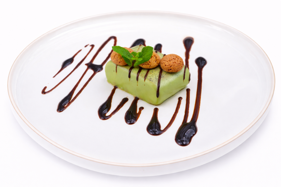 Panna cotta al pistacchio e mandorle