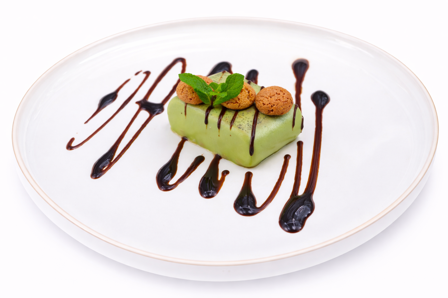 Panna cotta al pistacchio e mandorle