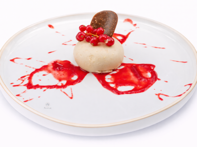 Bavarese al cocco e rum bianco