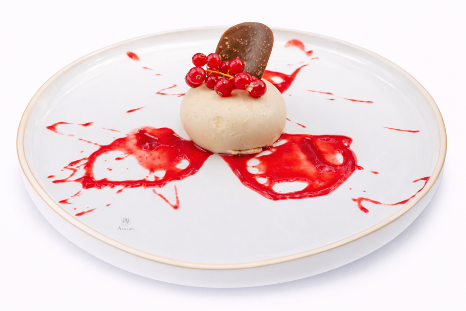 Bavarese al cocco e rum bianco